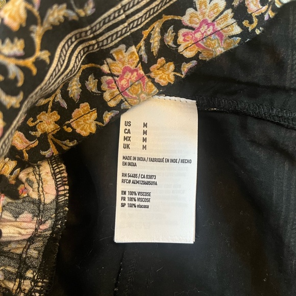 American Eagle cropped floral cotton corset . Sz M. Like new. - Picture 6 of 6